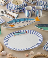 Certified International Something Fishy Oval Platter