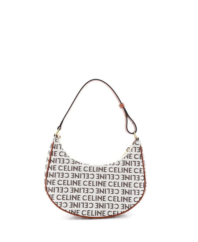 Pre-Owned Celine Small Ava Bag All Over Logo Jacquard