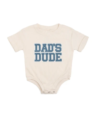 Sweet Wink Baby Boys Dad's Dude Patch Short Sleeve Romper