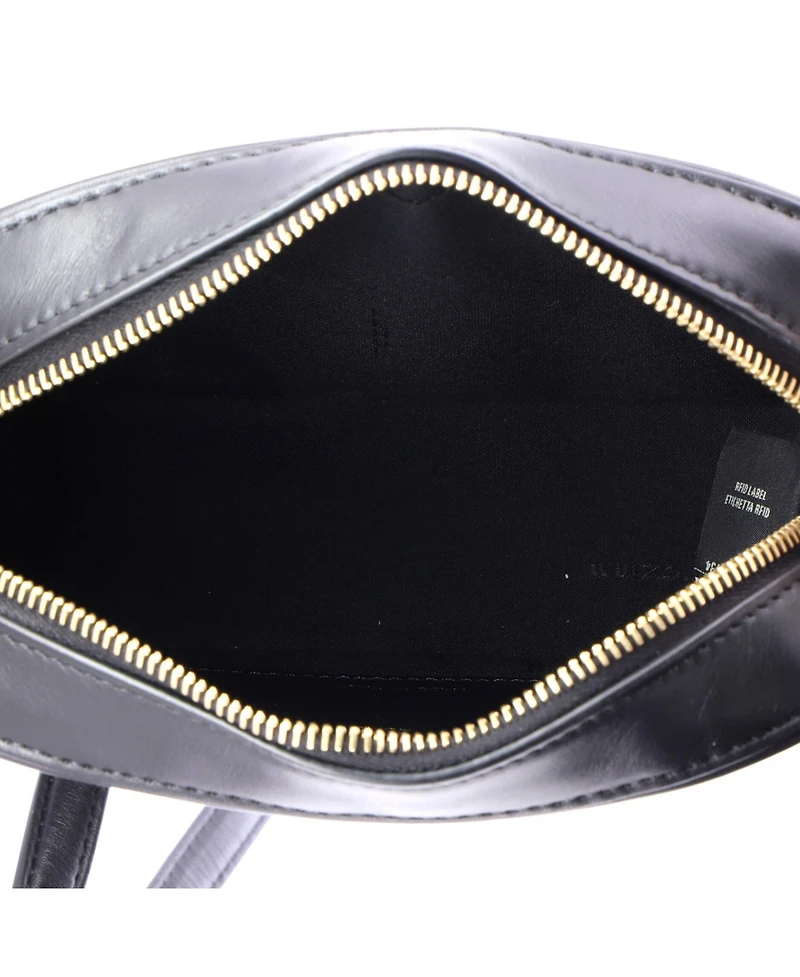 Pre-Owned Fendi Mini Camera Case Bag Zucca Embossed Leather