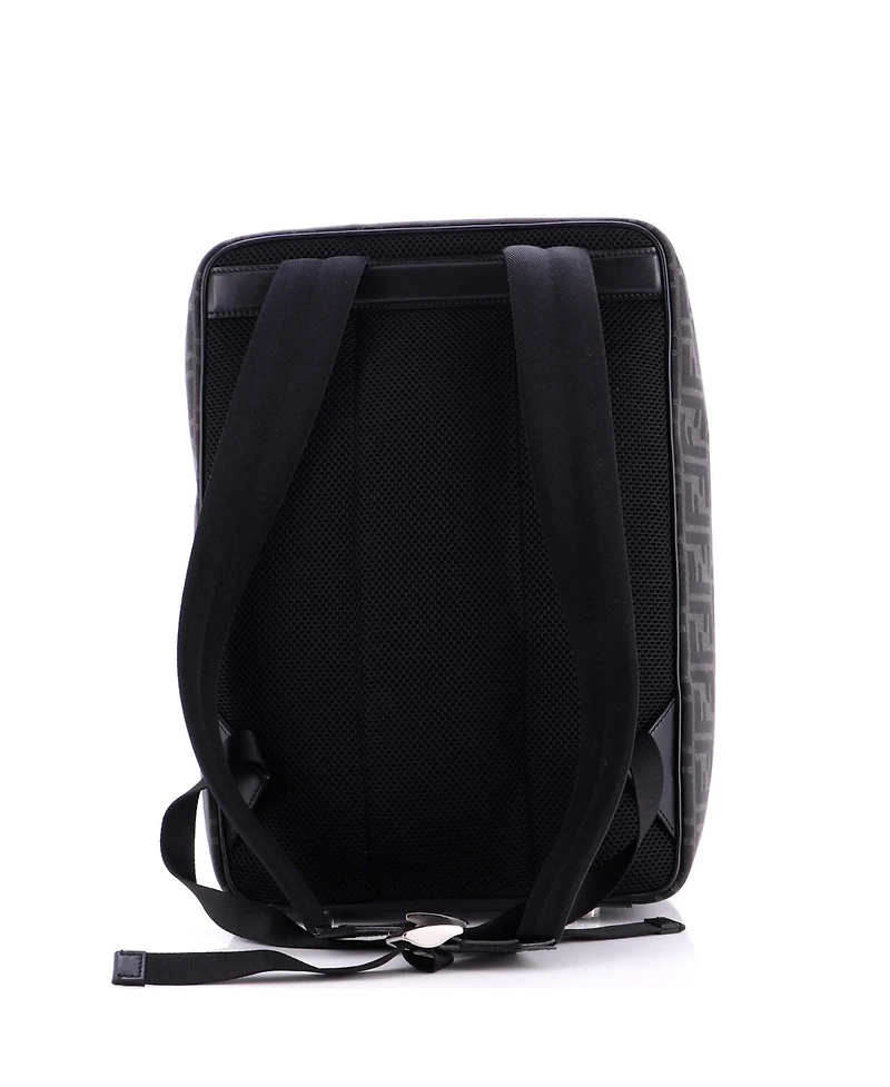 Pre-Owned Fendi Medium Ff Travel Backpack Zucca Canvas and Leather