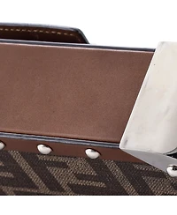 Pre-Owned Fendi Mini Baguette Trunk Bag Zucca Coated Canvas