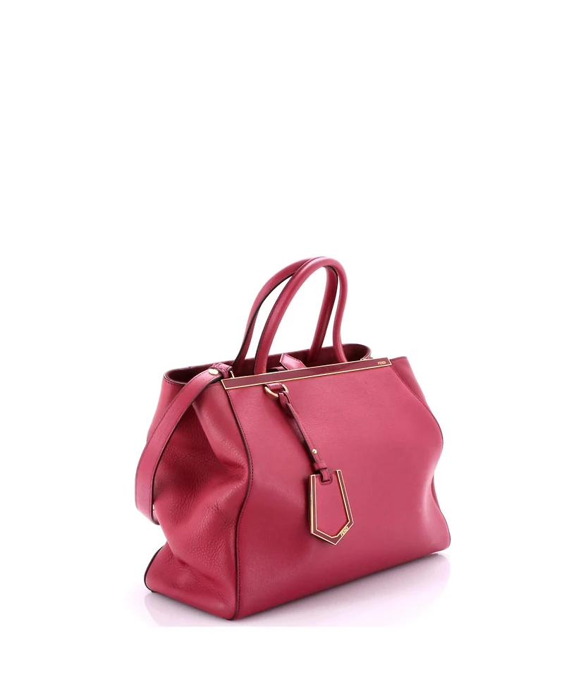 Pre-Owned Fendi Medium 2Jours Bag Leather