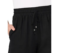 CeCe Women's Wide-Leg Pull-On Pants