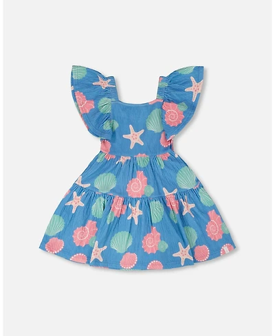 Deux par Deux Little Girls Crinkle Jersey Dress