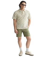 Scotch & Soda Men's Printed Short-Sleeve Polo T-Shirt