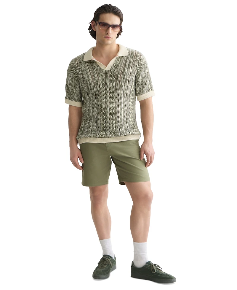 Scotch & Soda Men's Modern-Fit Short-Sleeve Knitted Polo T-Shirt