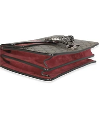 Pre-Owned Gucci Beige Multicolor Dry Rose Gg Supreme Canvas Blooms Medium Dionysus Bag