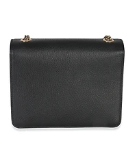 Pre-Owned Gucci Black Dollar Calfskin Interlocking G Small Bag