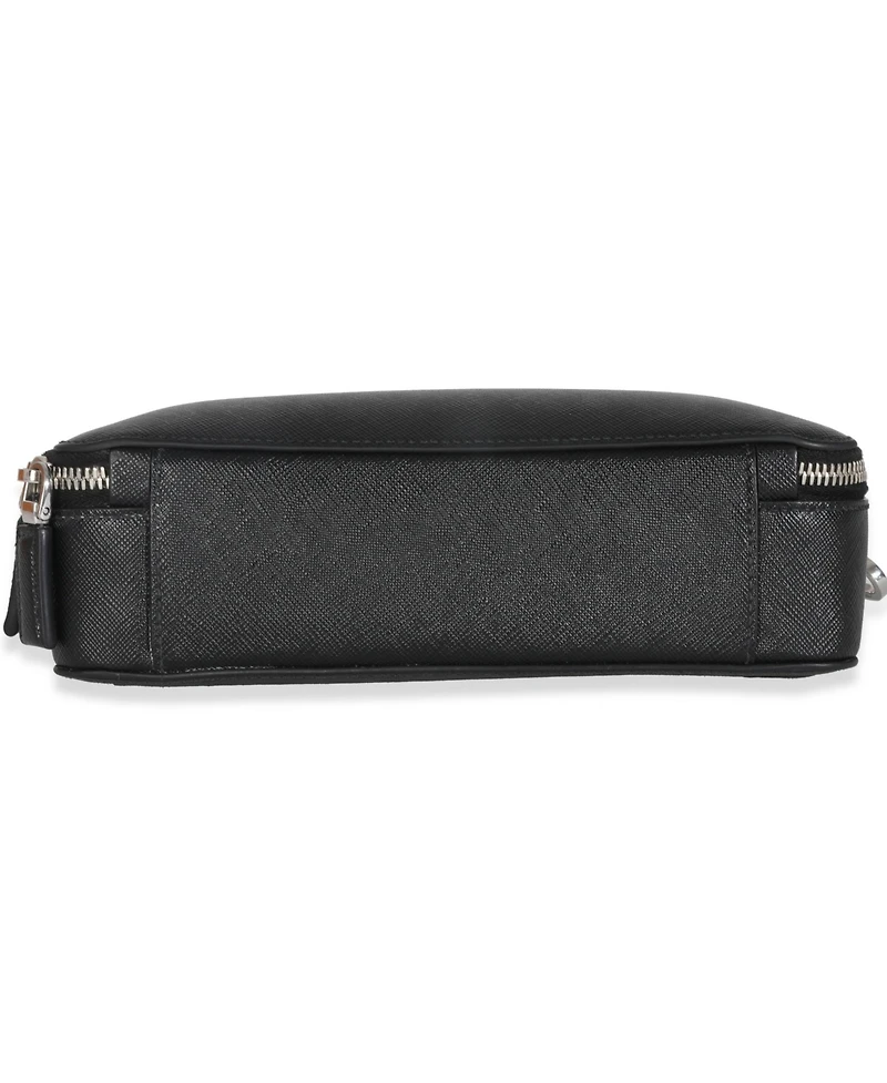 Pre-Owned Prada Black Saffiano Medium Brique Crossbody Bag