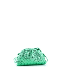 Pre-Owned Bottega Veneta Mini The Pouch Intrecciato Nappa