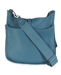 Pre-Owned HERMES Bleu Jean Clemence Evelyne Iii Pm Phw