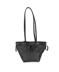 Pre-Owned Fendi Black Vitello Mini Origami Tote