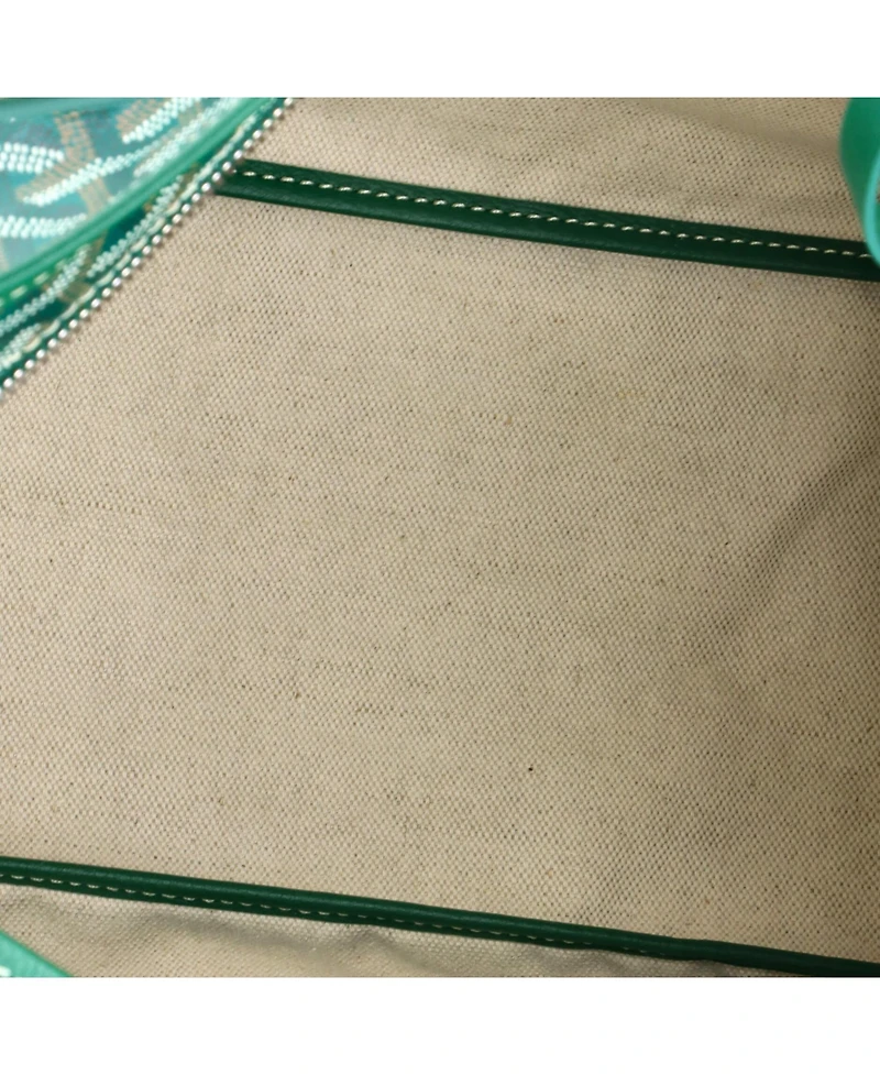 Pre-Owned Goyard Boheme Hobo Printed Coated Canvas