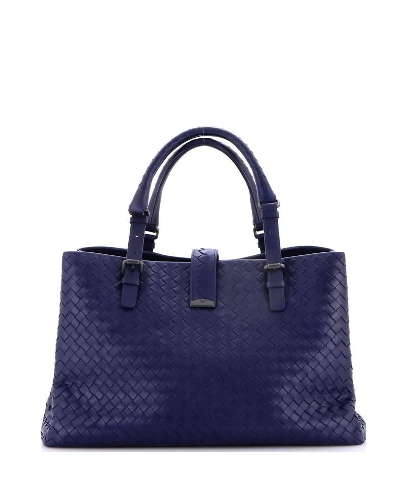 Pre-Owned Bottega Veneta Medium Roma Bag Intrecciato Nappa