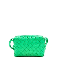 Pre-Owned Bottega Veneta Mini Loop Crossbody Bag Intrecciato Nappa