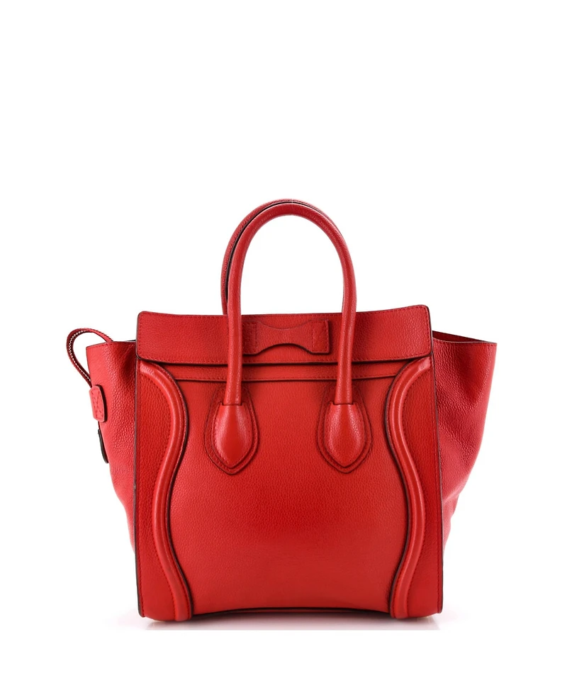 Pre-Owned Celine Micro Luggage Bag Smooth Leather