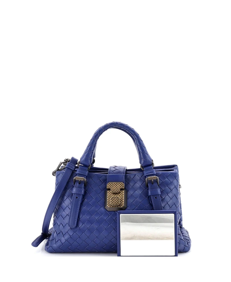 Pre-Owned Bottega Veneta Mini Roma Bag Intrecciato Nappa