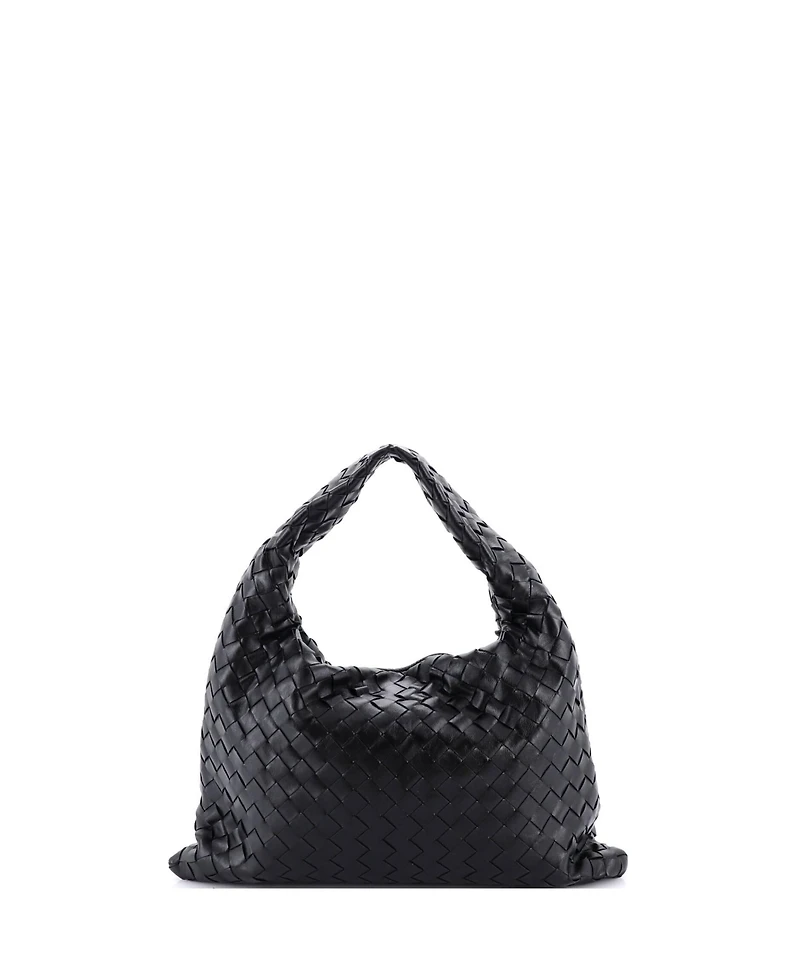 Pre-Owned Bottega Veneta Small Hop Hobo Intrecciato Leather