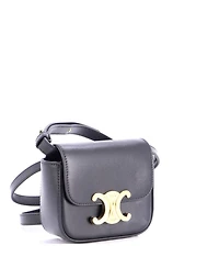 Pre-Owned Celine Mini Triomphe Shoulder Bag Smooth Calfskin