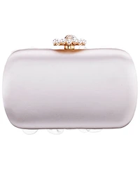 Nina 3-d Flower Minaudiere Mini Clutch Handbag
