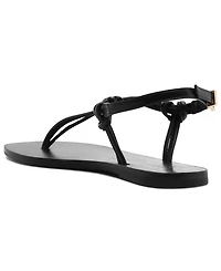 Schutz Women's Nina Round Toe Flat Sandals