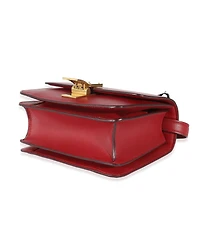 Pre-Owned Celine Red Smooth Calfskin Small Classic Box Bag