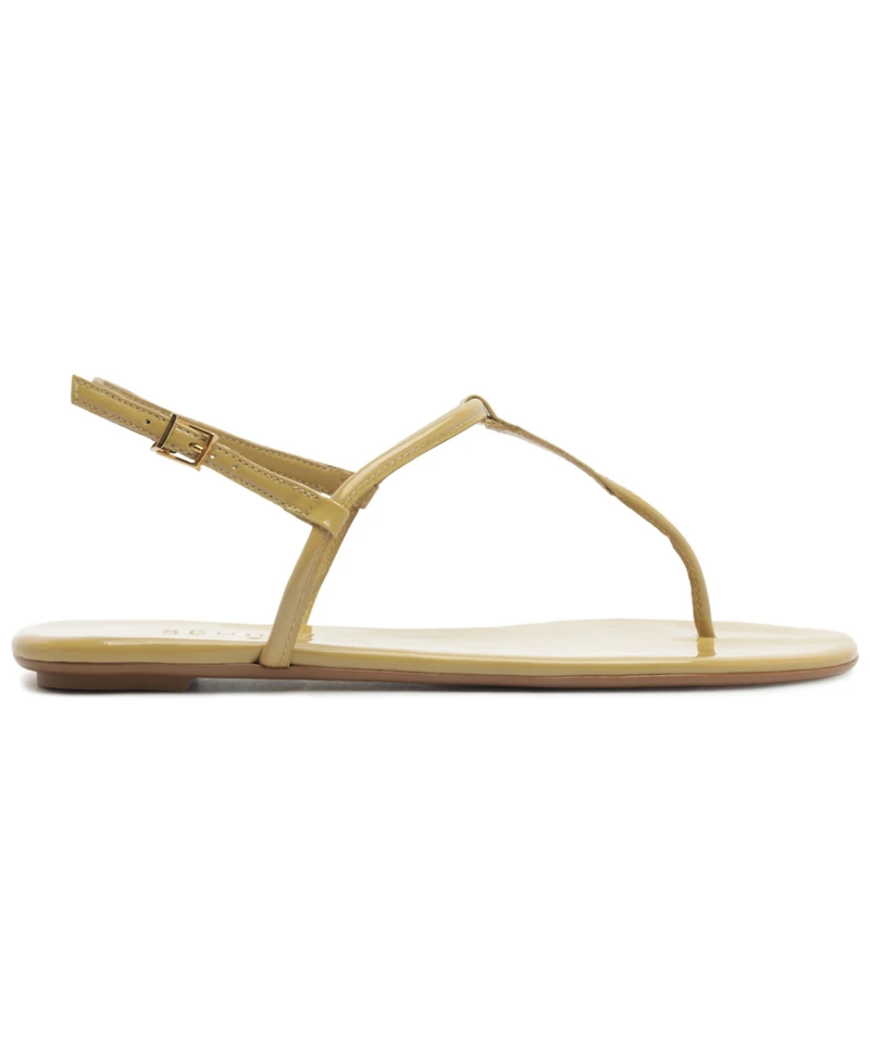 Schutz Women's Elsha Round Toe Flat Sandals