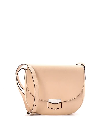 Pre-Owned Celine Medium Trotteur Crossbody Bag Grainy Leather