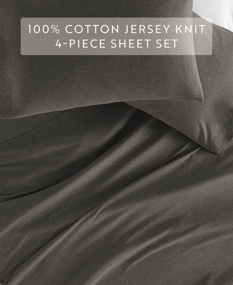 ienjoy Home Jersey Cotton 4-Pc. Sheet Set, King