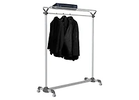 Alba Pro Mobile Garment Rack with 3 Hangers