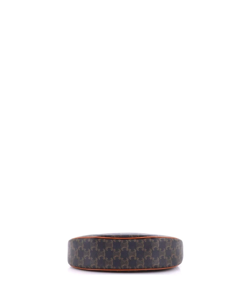 Pre-Owned Celine Ava Bag Triomphe Coated Canvas