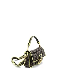 Pre-Owned Fendi Medium Baguette Nm Bag Zucca Canvas
