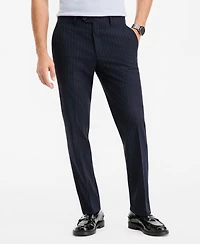 Bar Iii Men's Slim-Fit Navy Pinstripe Suit Separates Pants, Macy's Exclusive