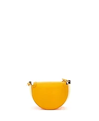 Pre-Owned Fendi Moonlight Flap Bag Leather with Plexiglass Detail