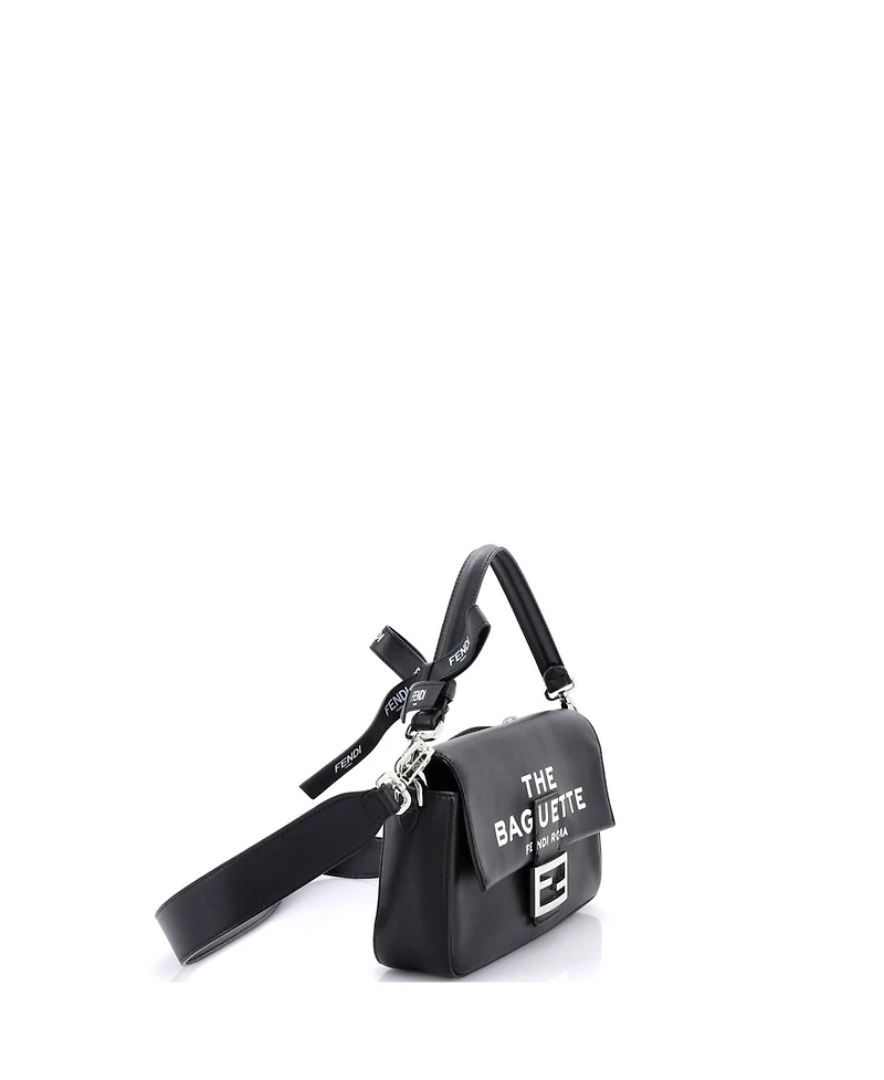 Pre-Owned Fendi Medium x Marc Jacobs Bow Baguette Nm Bag Printed Leather