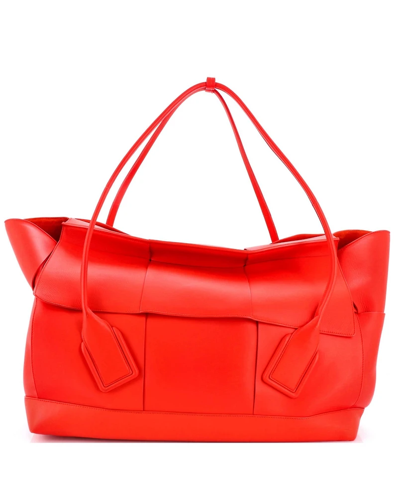 Pre-Owned Bottega Veneta Maxi Arco Bag Intrecciato Leather