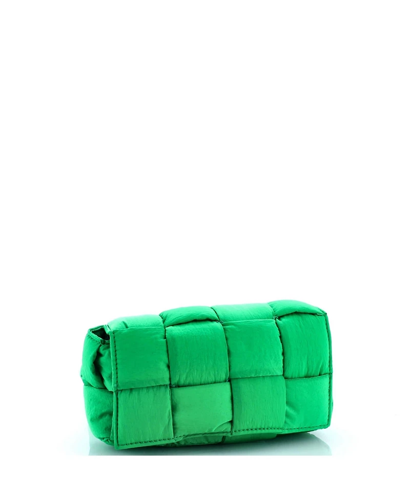 Pre-Owned Bottega Veneta Cassette Crossbody Bag Maxi Intrecciato Nylon