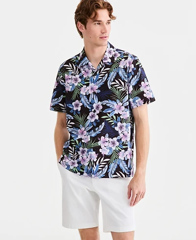 Tommy Bahama Men's Short-Sleeve Floral Shirt
