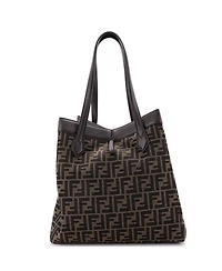 Pre-Owned Fendi Large Origami Tote Zucca Canvas