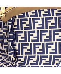 Pre-Owned Fendi Medium Reversible Roll Tote Zucca Canvas