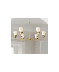 Possini Euro Design Caulfield 36" Wide 6-Light Chandelier