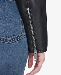 Andrew Marc Women's Marlette Quilted Lamb Leather Scuba