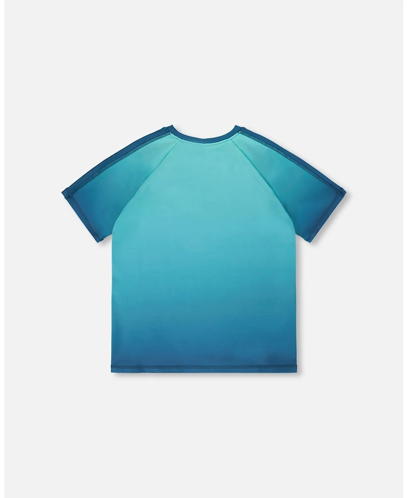 Deux par Deux Boys Short Sleeve Athletic Top in Polyester