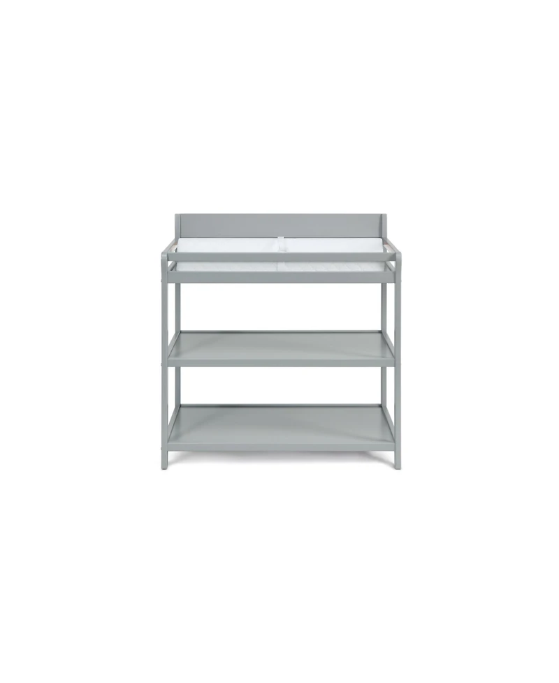 flynama Modern Changing Table Finish with Two Shelves and 4 Side Safety Rails Jpma Certified