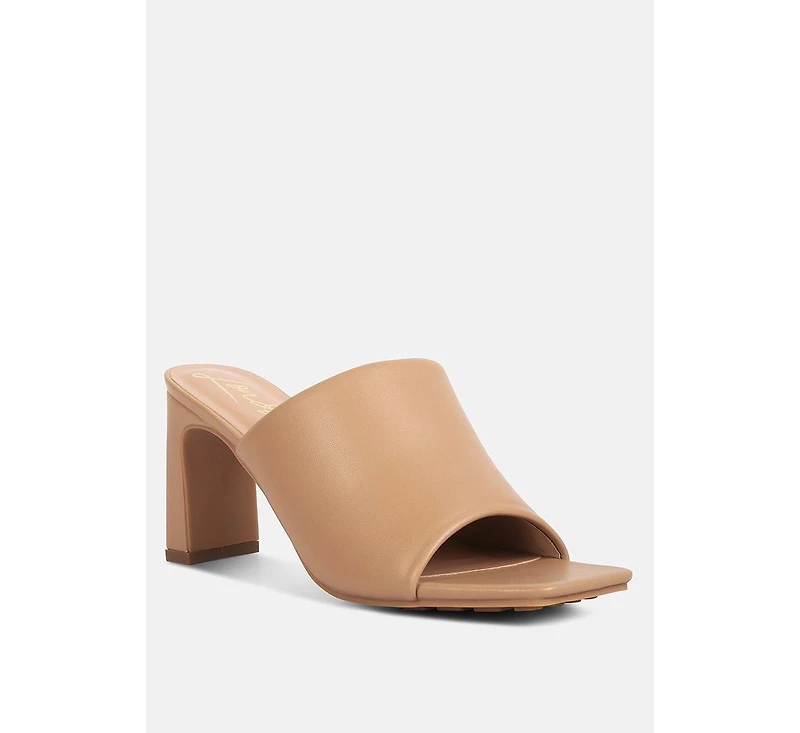 Womens Cannes Slim Block Heel Sandals