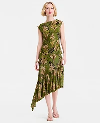 I.n.c. International Concepts Women's Printed Mesh Sleeveless Top