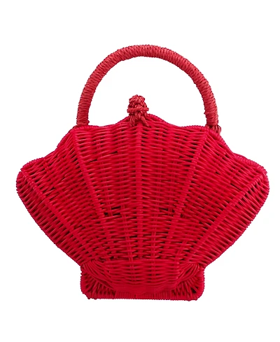 Nina Rattan Shell Minaudiere Small Clutch Handbag