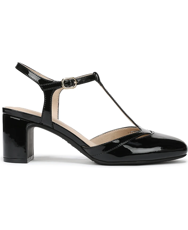 LifeStride Women's Toni T-Strap Pointed Toe Pumps