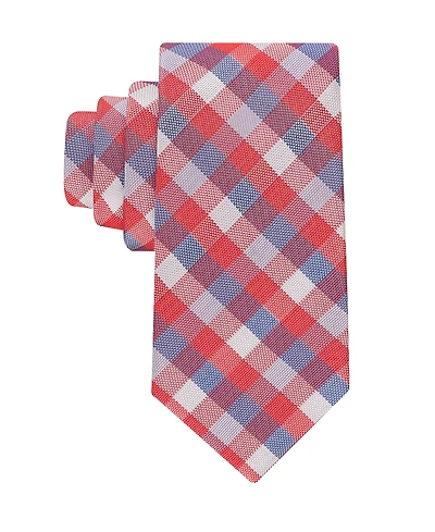 Tommy Hilfiger Men's Holden Seasonal Plaid Pattern Tie